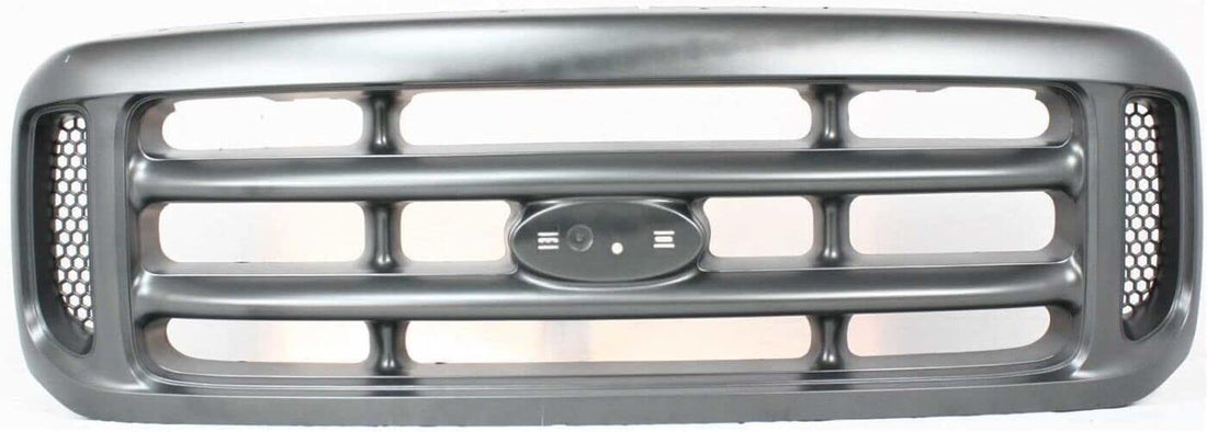 Front Grille Painted Argent Shell And Cross Bar Insert Plastic Direct Replacement Compatible With 1999-2004 Ford F-Series Super Duty FO1200362 YC3Z8200AAA