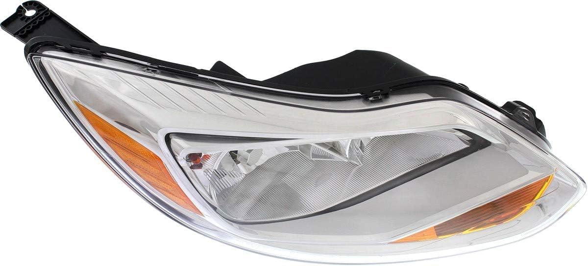 Front Head Light Assembly Right Passenger Side Direct Replacement Compatible With 2012-2014 Ford Focus FO2503298 BM5Z13008F