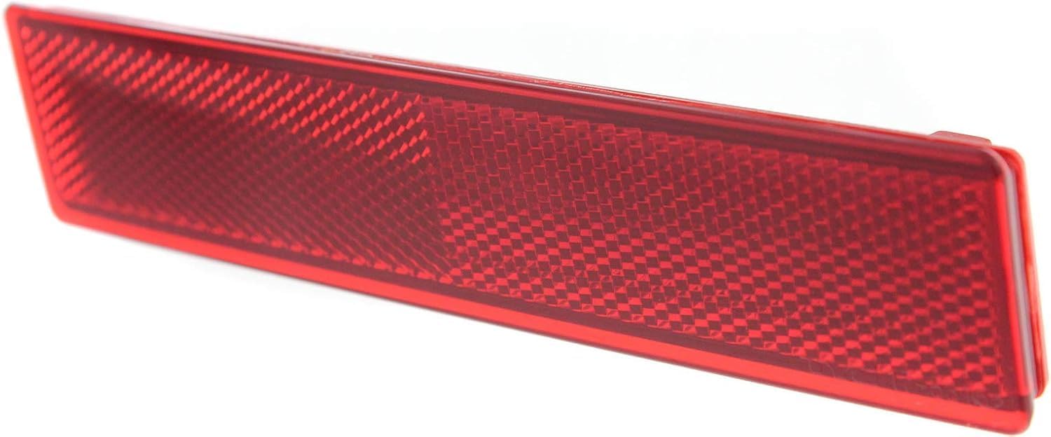 Rear Bumper Reflector Left Driver Side Direct Replacement Compatible With 2006-2008 Honda Pilot HO1185102 33505S9VA11