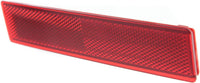 Rear Bumper Reflector Left Driver Side Direct Replacement Compatible With 2006-2008 Honda Pilot HO1185102 33505S9VA11