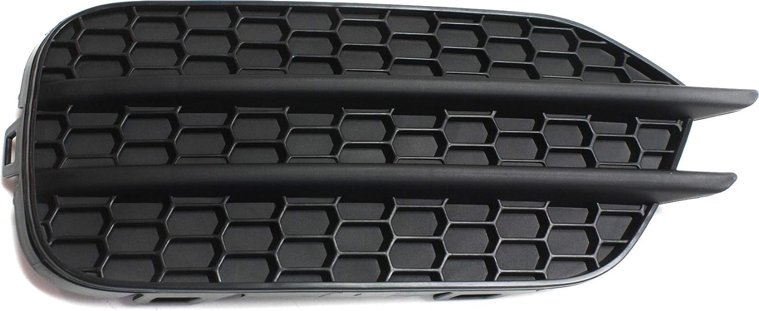 Front Fog Light Cover Textured Left Driver Side Direct Replacement Compatible With 2009-2018 Volkswagen Tiguan / 2017-2018 Limited VW1038124 5N0853665F9B9