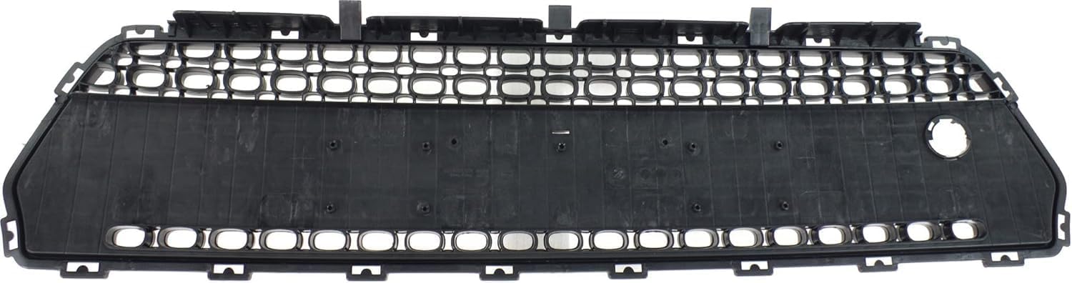 Front Bumper Center Grille Textured Gray Direct Replacement Compatible with 2014-2016 Kia Soul Ki1036119 86561b2000