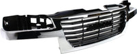 Front Grille Chrome Shell/Black Insert Direct Replacement Compatible With 2004-2012 GMC Canyon GM1200530 12335793