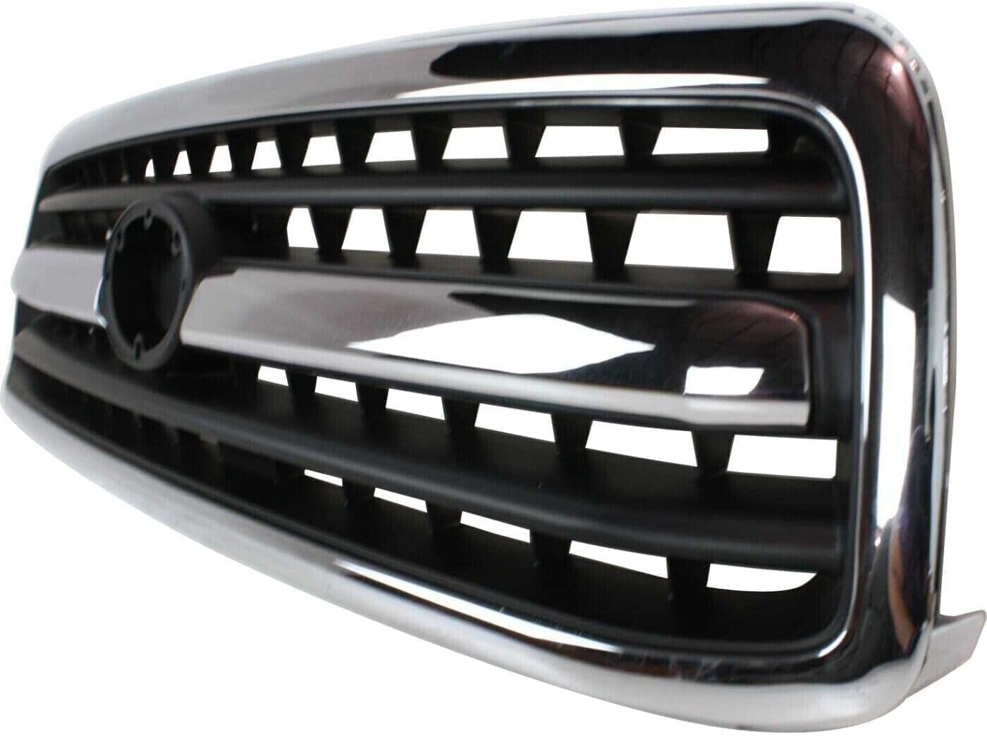 Front Grille Assembly Chrome Shell With Primed Insert Plastic Plastic Direct Replacement Compatible With 2000-2002 Toyota Tundra TO1200223 531000C020