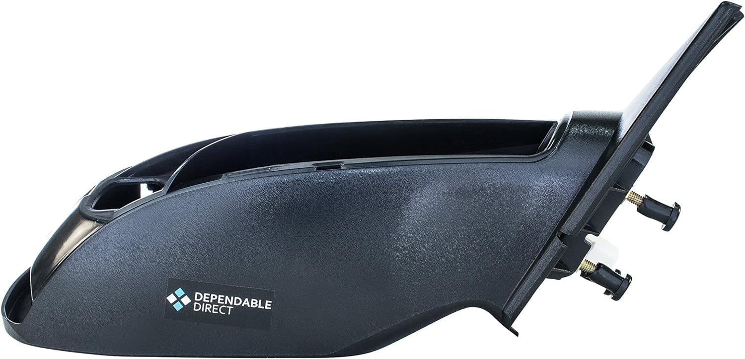 Front Power Mirror Non-Folding & Heated Primed Left Driver Side Direct Replacement Compatible With 2007-2012 Nissan Altima NI1320163 96302JA04A