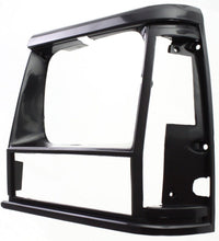 Front Head Light Door Bezels Primed Plastic Right Passenger & Left Driver Side Direct Replacement Compatible With Jeep Cherokee 1991-1996 / Comanche 1991-1992 CH2513124 CH2512124
