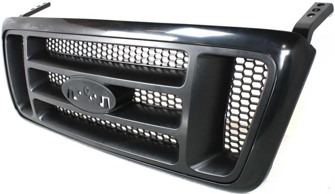 Front Grille Horizontal Bar With Honeycomb Insert Primed Direct Replacement Compatible With 2004-2008 Ford F-150 FO1200414 4L3Z8200BAPTM