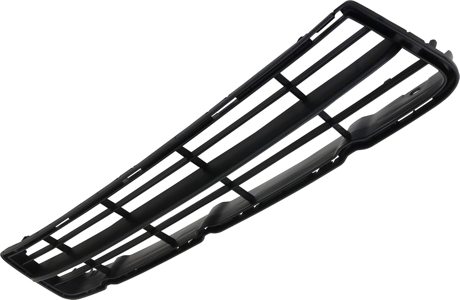 Front Bumper Cover Primed Plastic + Lower Grille Textured + Fog Lights Left Driver & Right Passenger Side Direct Replacement Compatible With 2009-2011 Honda Fit