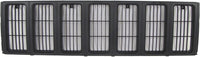 AUTOS PARTS PLUS Front Header Panel Thermoplastic + Grille + Headlight Door Bezel Direct Replacement Compatible With 1997-2001 Jeep Cherokee CH1220115 CH1200208 CH2513157 CH2512157 55055233AF