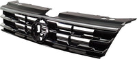 Front Grille Assembly Primed With Chrome Frame Plastic Direct Replacement Compatible With 2018-2021 Volkswagen Tiguan VW1200172 5NN853651DZLL