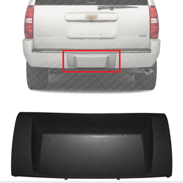 AUTOS PARTS PLUS Rear Hitch Cover Primed Direct Replacement Compatible with 2007-2014 Chevrolet Suburban/Cadillac Escalade/Tahoe GM1129106 20777999