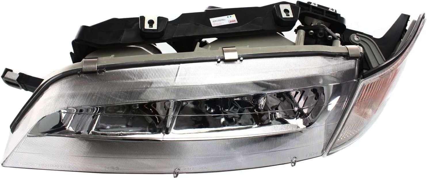 Set Of 2 Front Headlight Halogen With Corner Lamp Right Passenger & Left Driver Side Direct Replacement Compatible With 1994-1997 Honda Accord HO2502106 HO2503106 33150SV4A02