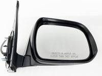 Front Power Mirror Manual Folding Non-Heated Chrome Left Driver Side Direct Replacement Compatible With 2012-2015 Toyota Tacoma TO1320285 8794004210-PFM