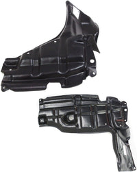 AUTOS PARTS PLUS Set Of 2 Front Engine Splash Shield Left Driver & Right Passenger Side Direct Replacement Compatible With 2007-2012 Toyota Yaris TO1228139 TO1228138 5144152250 5144252110