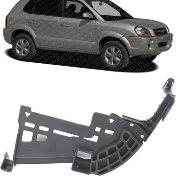 Front Bumper Face Bar Bracket Right Passenger Side Direct Replacement Compatible With 2005-2009 Hyundai Tucson HY1067111 865942E000