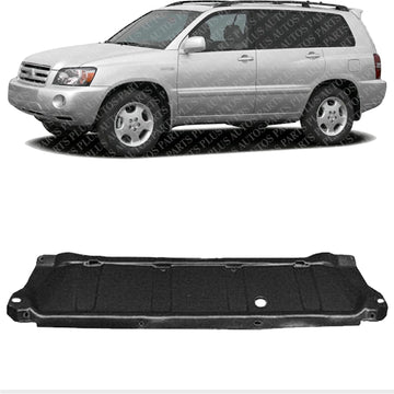 Front Engine Splash Shield Under Cover Direct Replacement Compatible with 2001-2007 Toyota Highlander TO1228142 5144148020