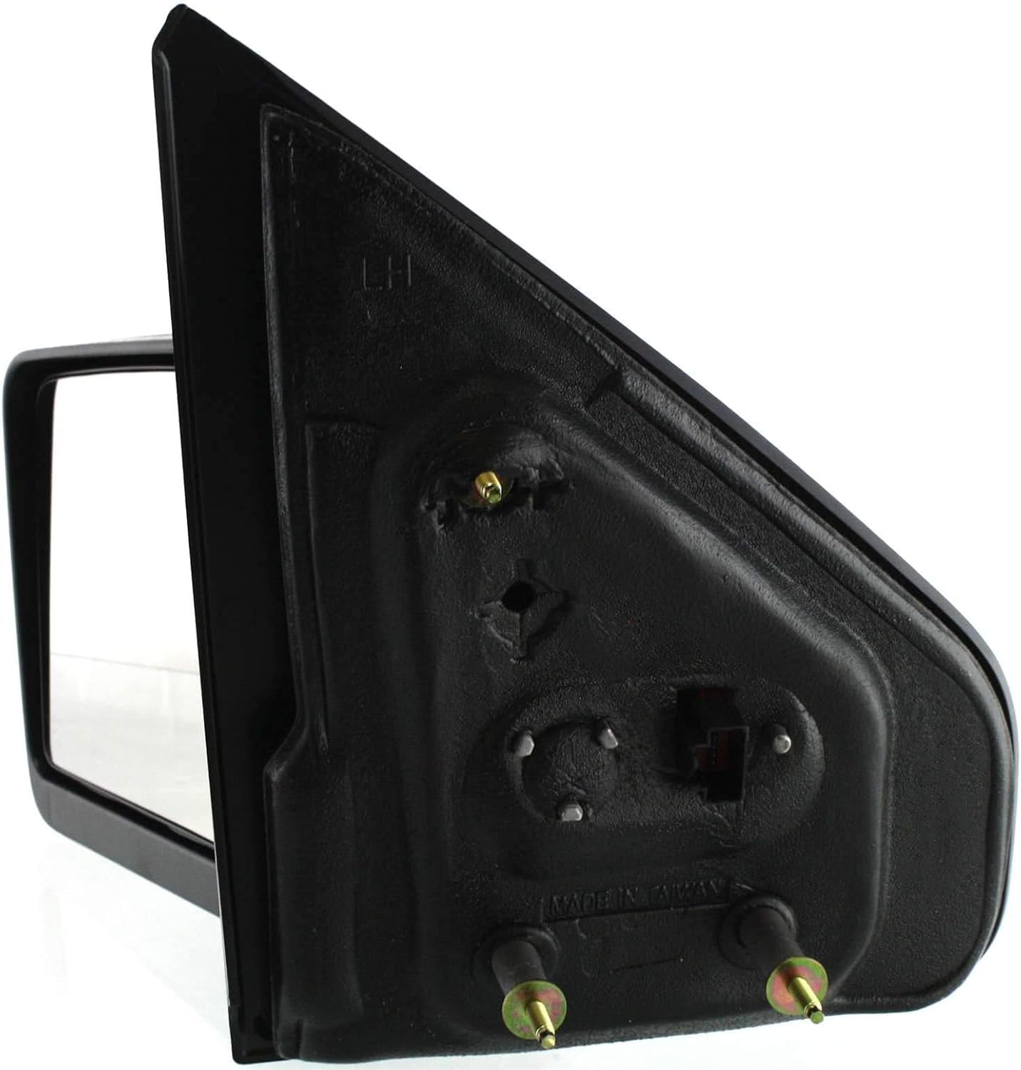Front Power Mirror Non Towing Manual Folding Heated Textured Left Driver Side Direct Replacement Compatible With 2004-2008 Ford F-150 FO1320233 8L3Z17683EA
