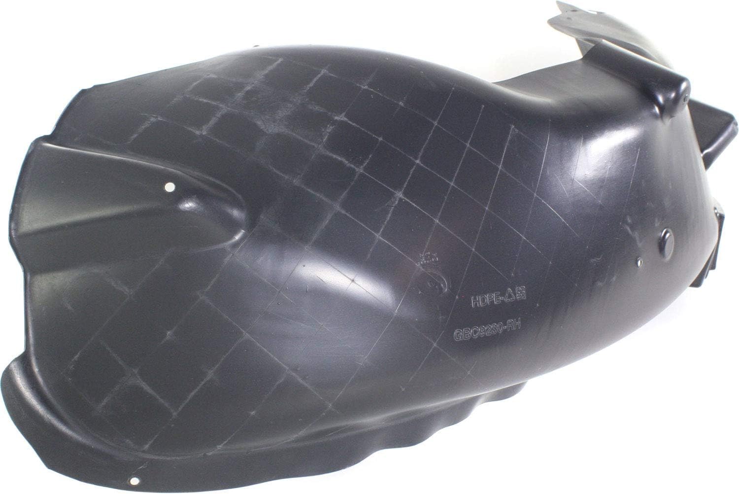 Front Fender Liner Right Passenger Side Direct Replacement Compatible With 2004-2006 Dodge Durango CH1251123 55362504AF