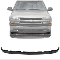 AUTOS PARTS PLUS Front Bumper Lower Valance Air Deflector Extension Textured Direct Replacement Compatible With 2005-2006 Chevrolet Tahoe GM1092184 15224193