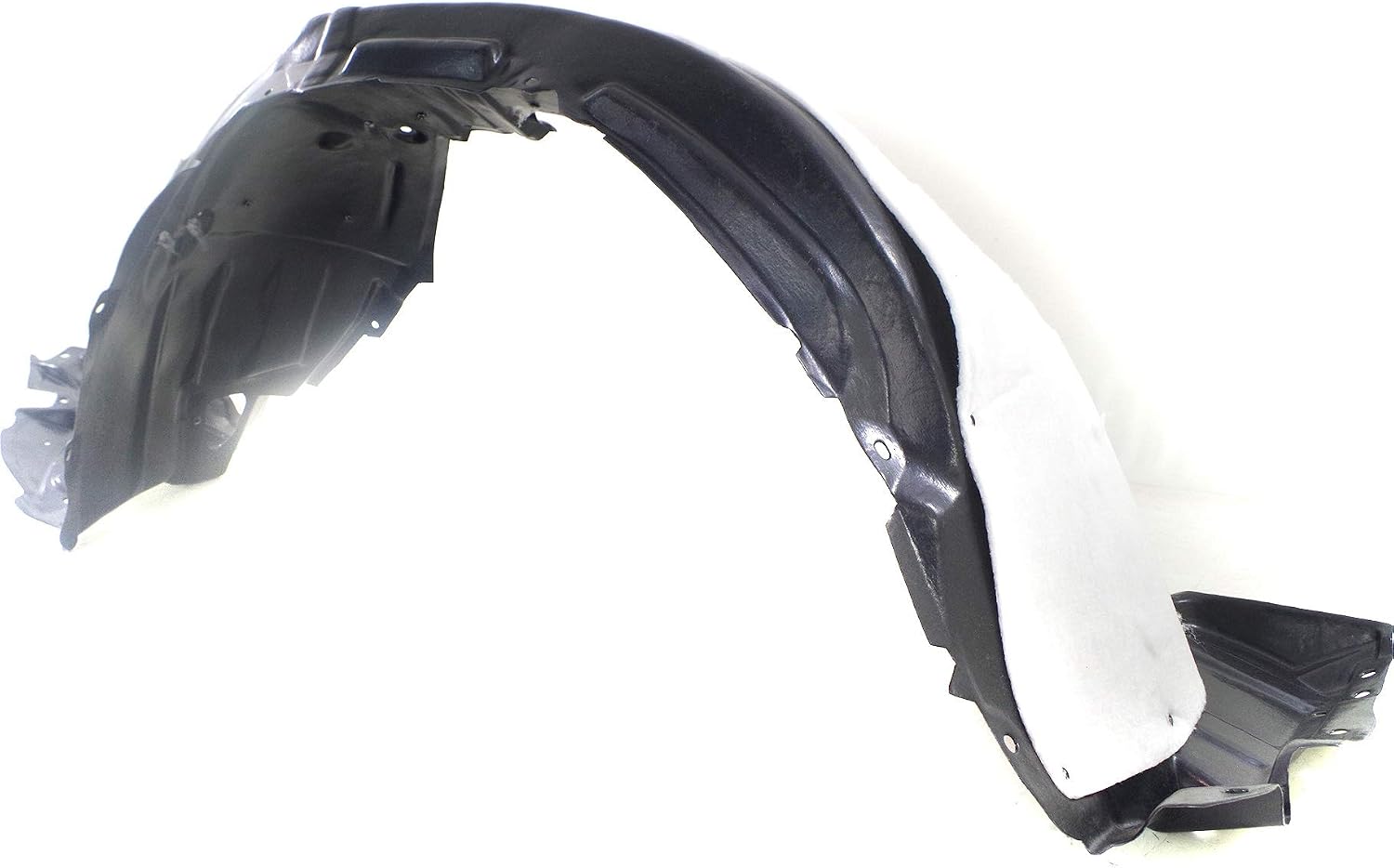 Front Fender Liner Left Driver Side Direct Replacement Compatible With 2010-2012 Lexus LS460 / LS600h LX1248130 5380650061