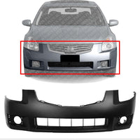 Front Bumper Cover Primed Direct Replacement Compatible With 2007-2008 Nissan Maxima NI1000247 62022ZK30B