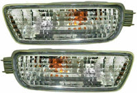 Front Bumper + Upper Cover + Valance + Reinforcement + Bracket + Retainer + Filler + Corner & Signal Lamp Left & Right Side Direct Replacement Compatible With For 01-04 Toyota Tacoma
