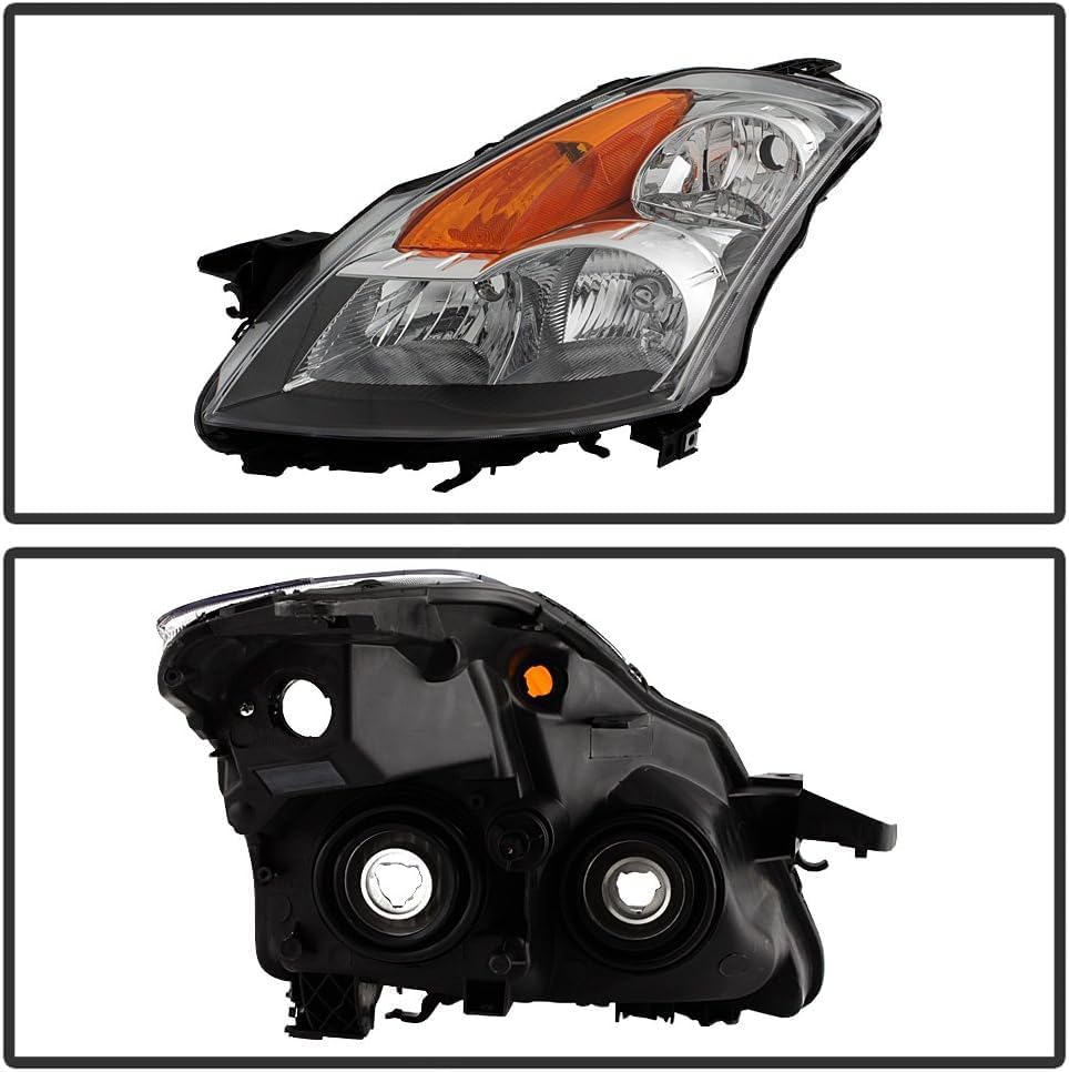 Set Of 2 Front Head Light Assembly Left Driver & Right Passenger Side Direct Replacement Compatible With 2007-2009 Nissan Altima NI2502187 NI2503187 26060JA00B 26010JA00B