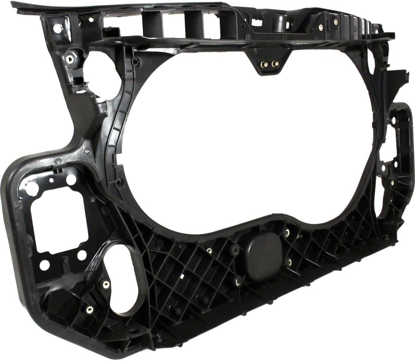 Front Radiator Support Assembly Plastic And Steel Direct Replacement Compatible With 2006-2011 Audi A6 / 2005-2011 A6 Quattro AU1225119 4F0805594D