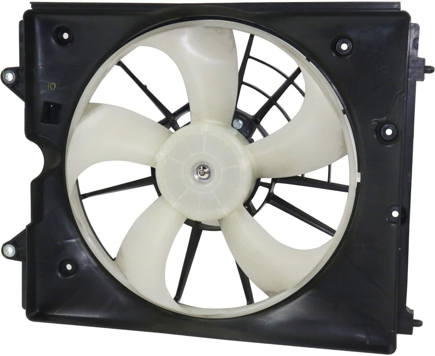 Front Radiator Fan Assembly Left Driver Side Direct Replacement Compatible with 2018-2023 Honda Odyssey HO3115171 190155MRA01-PFM 19020RV0A01 19030RYEA11