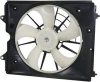 Front Radiator Fan Assembly Left Driver Side Direct Replacement Compatible with 2018-2023 Honda Odyssey HO3115171 190155MRA01-PFM 19020RV0A01 19030RYEA11