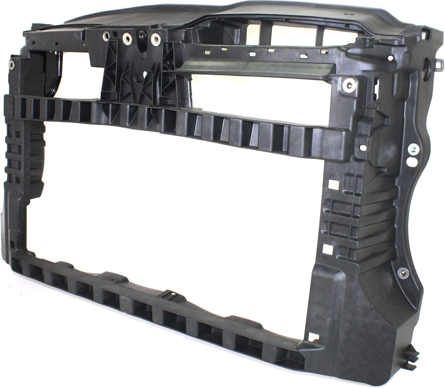 Front Radiator Support Assembly Plastic With Steel Direct Replacement Compatible With 2010-2014 Volkswagen Golf/GTI VW1225131 5K0805588G