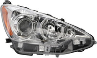 Set Of 2 Front Headlight Assembly Halogen Right Passenger & Left Driver Side Direct Replacement Compatible With 2012-2014 Toyota Prius C TO2503214 TO2502214 8111052E81 8115052E81