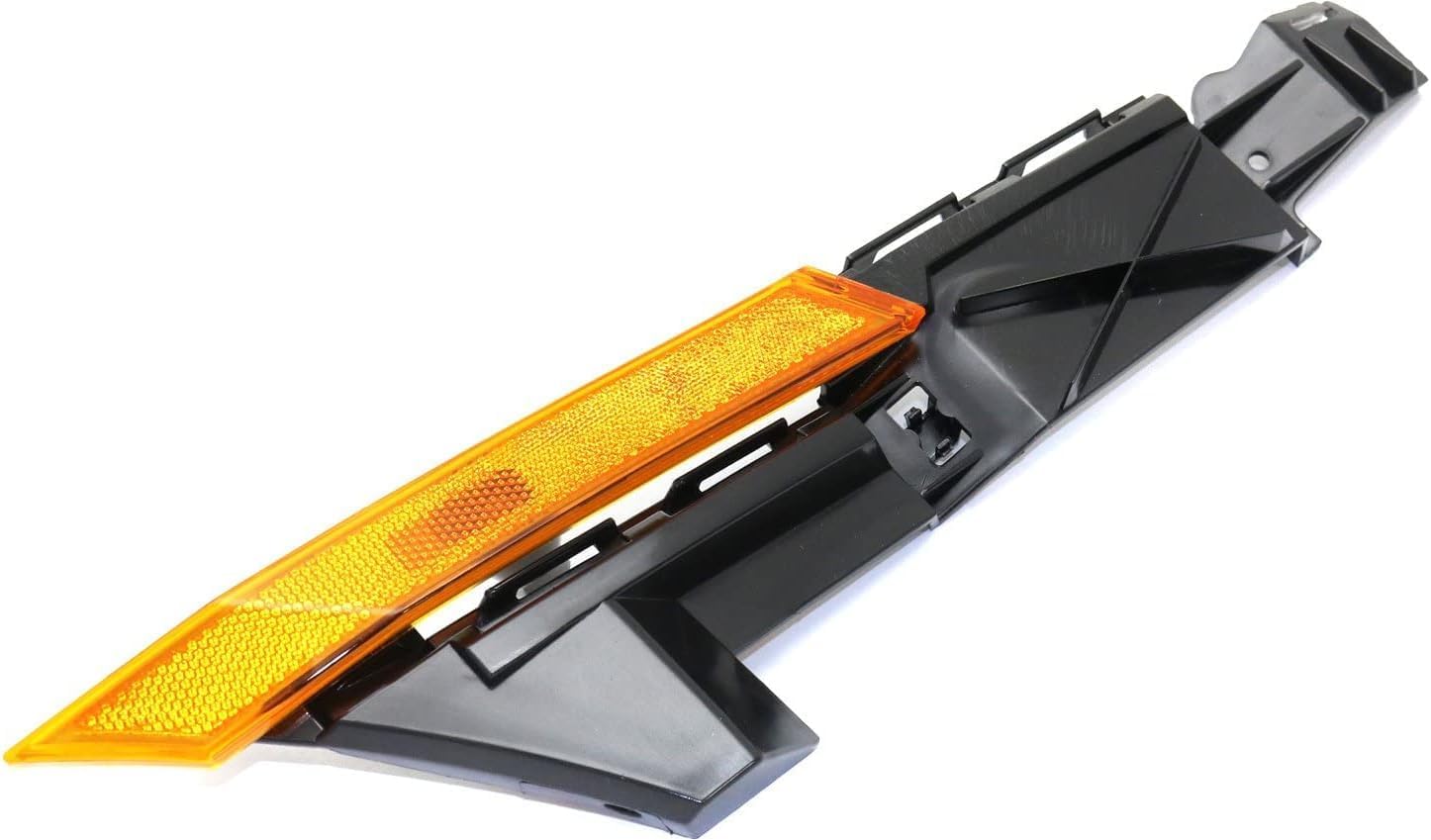 Set Of 2 Front Reinforcement Cover With Marker Light Left Driver & Right Passenger Side Direct Replacement Compatible With 2006-2009 Ford Fusion/Mercury Milan FO2550142 FO2551142