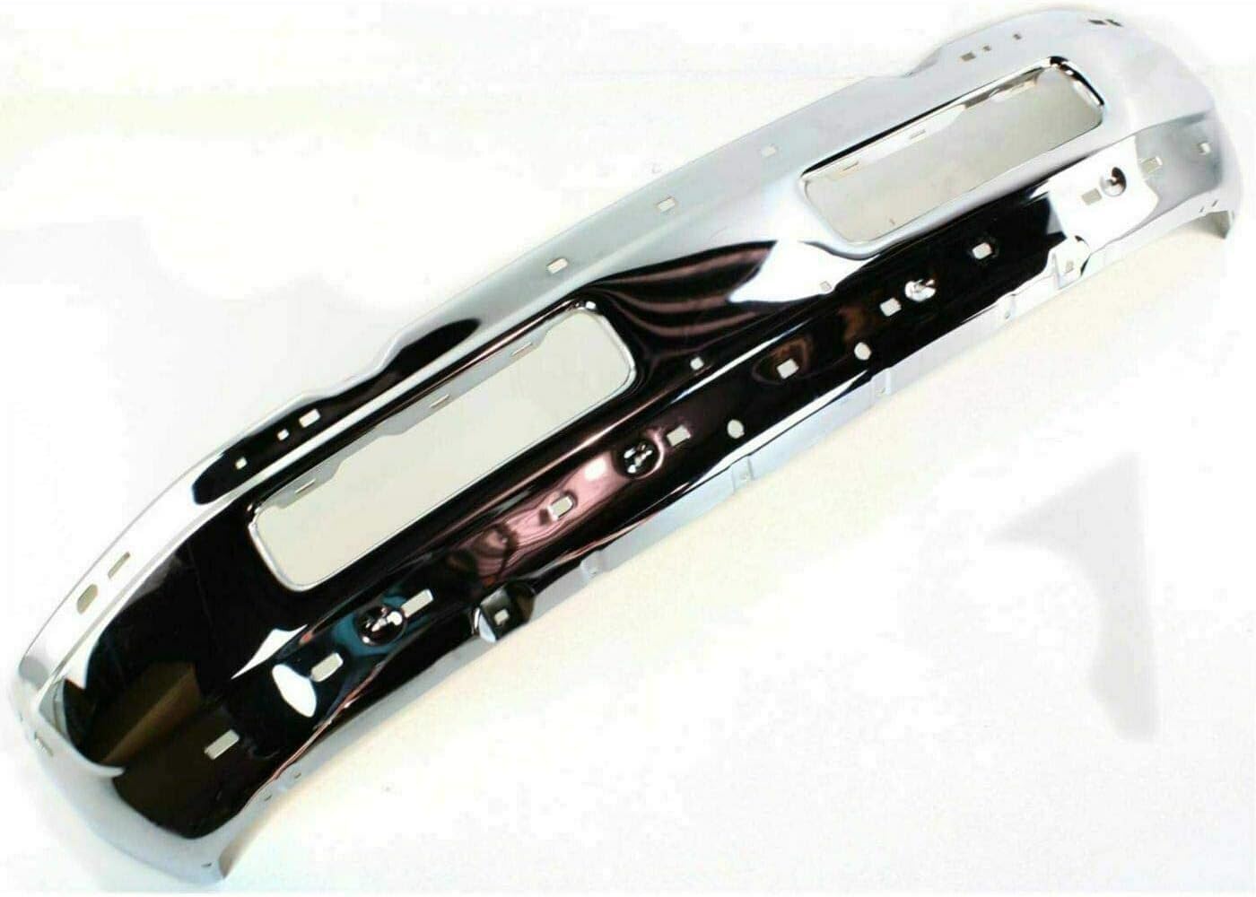 Front Bumper Chrome Steel Direct Replacement Compatible With 1994-2001 Dodge Ram 1500/1994-2002 Ram 2500 3500 CH1002256 CH1002172 55076599AG 55274749