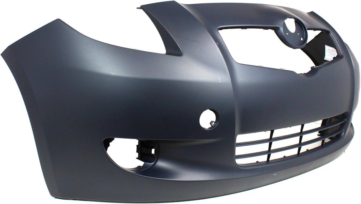 Front Bumper Cover Primed With Fog Light Holes Direct Replacement Compatible With 2007-2008 Toyota Yaris TO1000325 5211952925