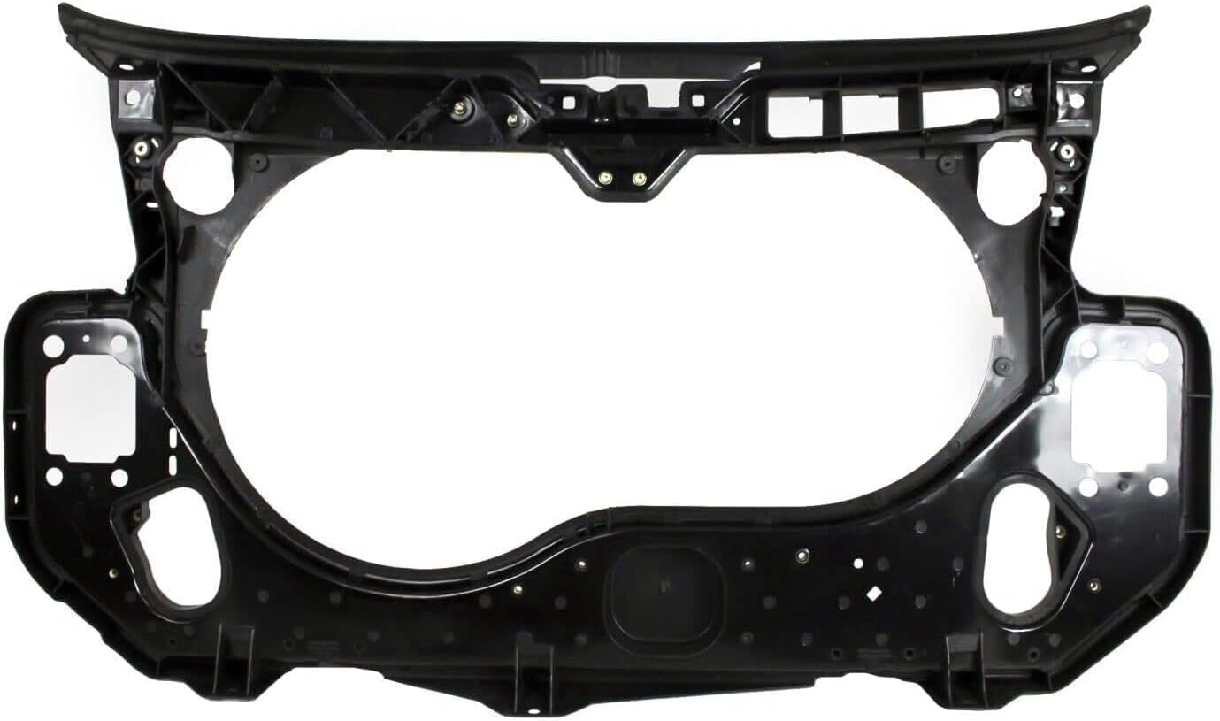 Front Radiator Support Assembly Plastic And Steel Direct Replacement Compatible With 2006-2011 Audi A6 / 2005-2011 A6 Quattro AU1225119 4F0805594D