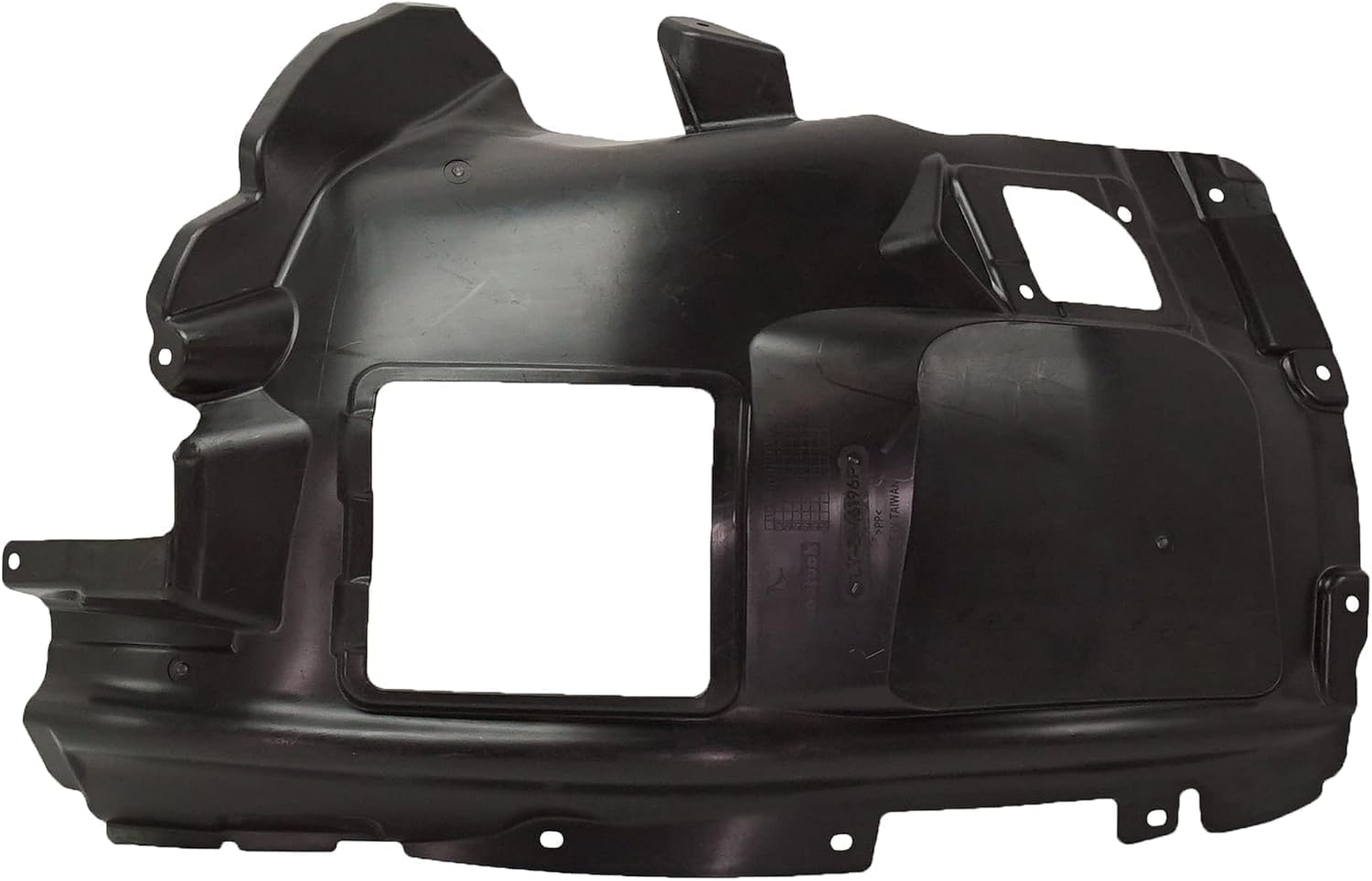 Front Fender Liner Middle Section Right Passenger Side Direct Replacement Compatible With 2018-2023 BMW X3 / 2019-2024 X4 BM1249159 51717445682