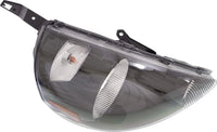 Front Head Light Assembly Black Interior Left Driver Side Direct Replacement Compatible With 2007-2008 Honda Fit 33151SLNA01Z