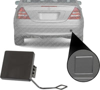 Rear Bumper Tow Hook Cover Direct Replacement Compatible With 2001-2007 Mercedes Benz C-Class MB1100252 20388501269999
