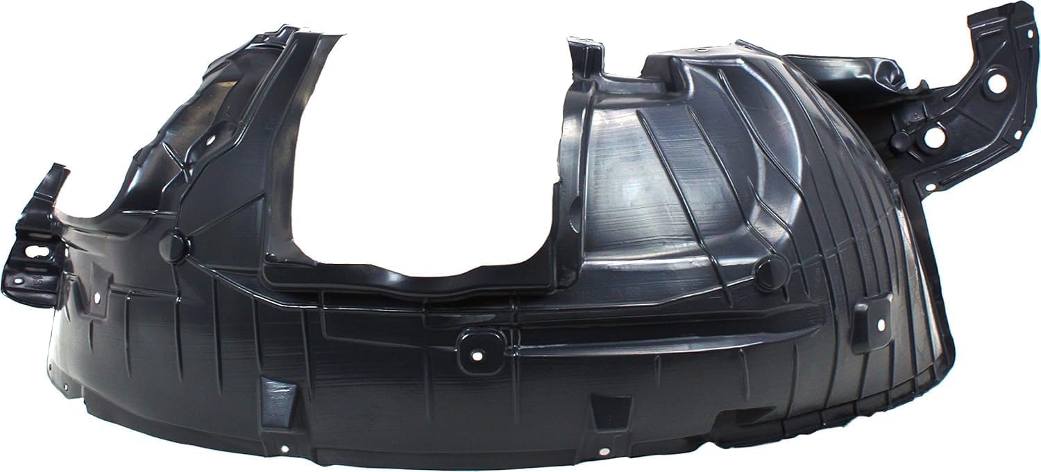 Front Fender Liner Right Passenger Side Direct Replacement Compatible With 2008-2013 Nissan Rogue / 2014-2015 Select NI1249117 63842JM00A