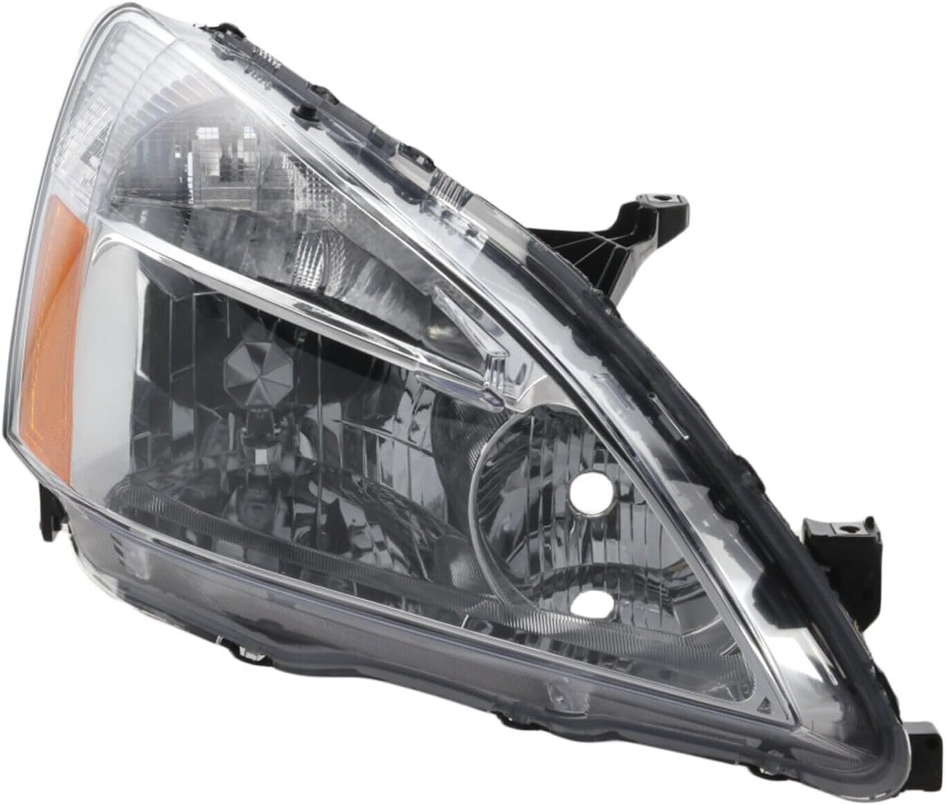 Set Of 2 Front Head Lights Lens & Housing Left Driver And Right Passenger Side Direct Replacement Compatible With 2003-2007 Honda Accord HO2502120 HO2503120 33151SDAA01 33101SDAA01