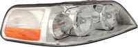 Front Head Light Assembly Right Passenger Side Direct Replacement Compatible With 2003-2004 Lincoln Town Car FO2503184 4W1Z13008AA