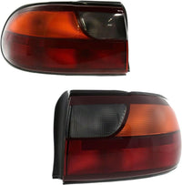Set Of 2 Tail Light Assembly Right Passenger & Left Driver Side Direct Replacement Compatible With 1997-2003 Chevrolet Malibu / 2004-2005 Classic GM2801132 GM2800132 15894726