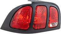 Set Of 2 Tail Lights Lens And Housing Right Passenger & Left Driver Side Direct Replacement Compatible With 1996-1998 Ford Mustang FO2800142 FO2801142 F7ZZ13405CA F7ZZ13404CA