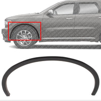 Front Fender Flares Textured Left Driver Side Direct Replacement Compatible With 2011-2022 Dodge Durango CH1290112 57010621AE 57010621AD