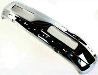 Front Bumper Chrome Steel Direct Replacement Compatible With 1994-2001 Dodge Ram 1500/1994-2002 Ram 2500 3500 CH1002256 CH1002172 55076599AG 55274749