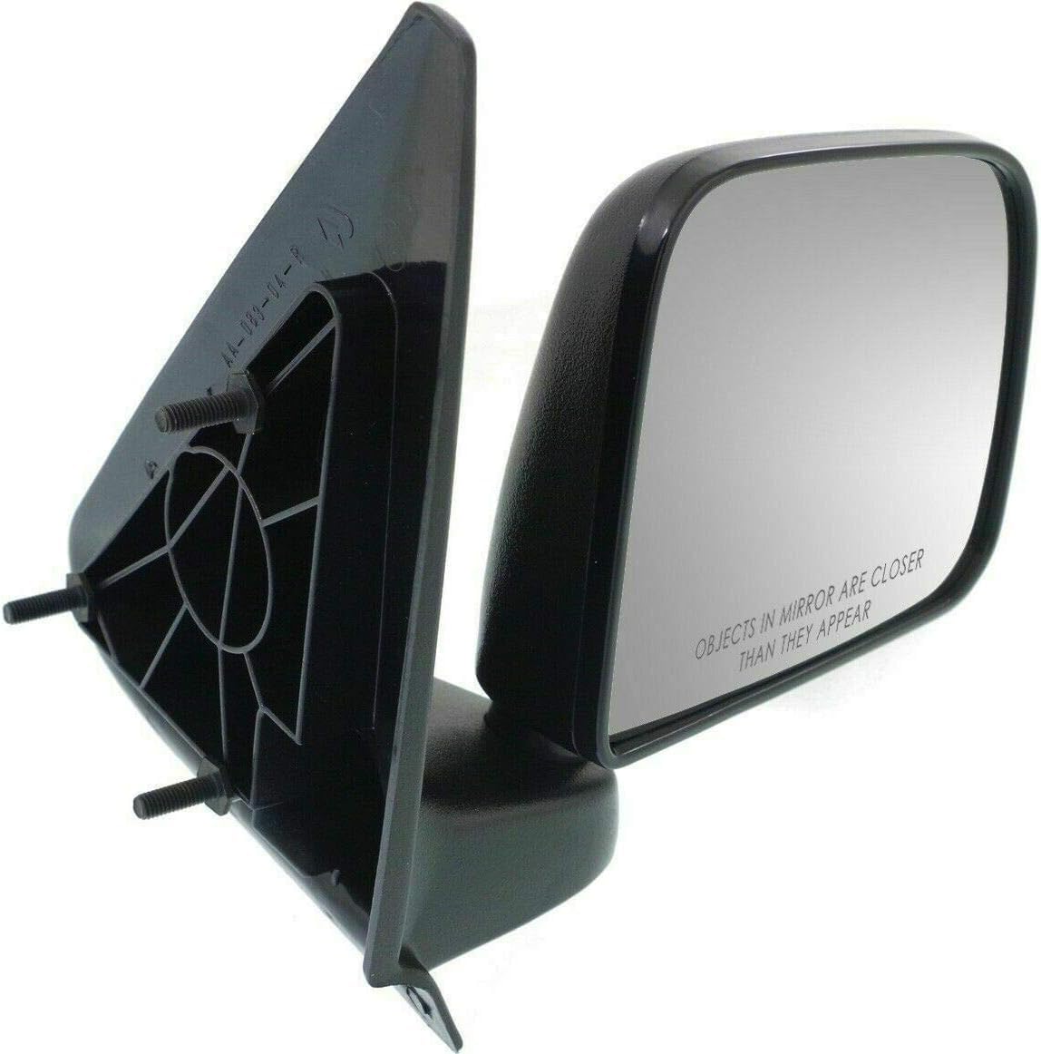 Set Of 2 Front Mirror Manual Folding Non-Heated Textured Left Driver & Right Passenger Side Direct Replacement Compatible With 1993-2005 Ford Ranger / 1994-2002 Mazda FO1320156