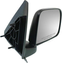 Front Mirror Manual Folding Non-Heated Textured Left Driver Side Direct Replacement Compatible With 1993-2005 Ford Ranger / 1994-2002 Mazda FO1320156 F87Z17683SAB