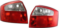 Set Of 2 Tail Light Lens And Housing Right Passenger & Left Driver Side Direct Replacement Compatible With 2002-2005 Audi A4 / S4 AU2818113 AU2819113 8E5945217A 8E5945218A