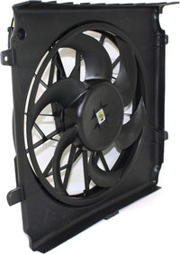 Front Radiator Single Fan Shroud Assembly Direct Replacement Compatible with 2002-2005 Jeep Liberty CH3117101 55037659AB